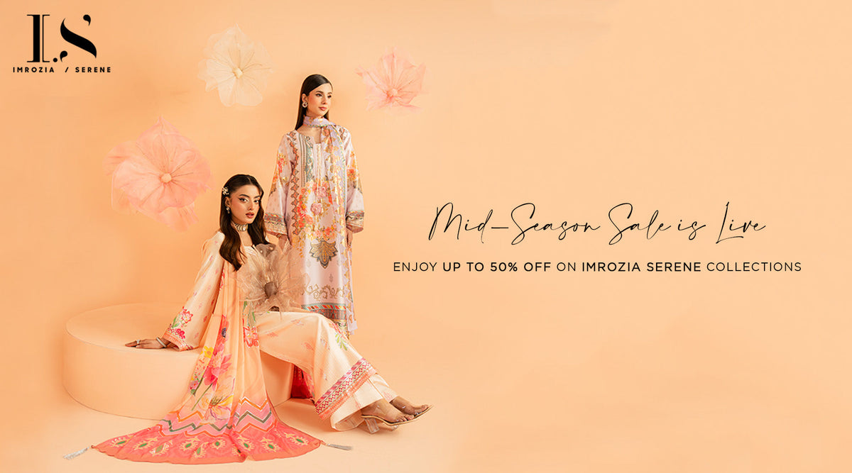 Mid-Season Sale is Live: Enjoy Up to 50% OFF on Imrozia Serene Collections